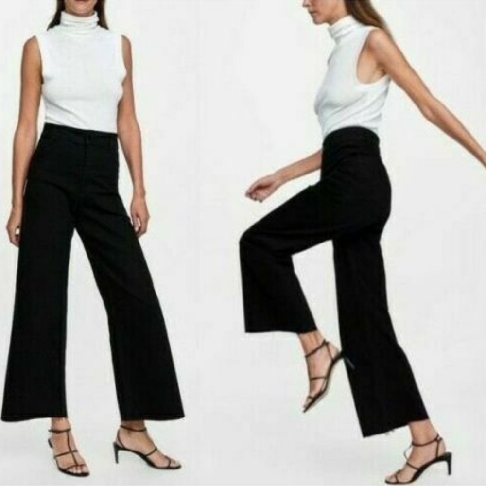 ZARA BLACK THE MARINE STRAIGHT JEANS - Picture 4 of 12